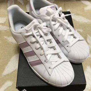 アディダス(adidas)のアディダスadidasスーパースター24.5 美品スニーカー(スニーカー)