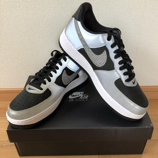 NIKE エアフォース1  AIRFORCE 1シルバースネーク 黒蛇