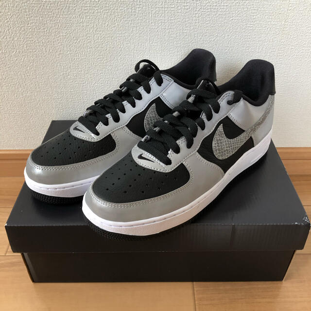 NIKE エアフォース1  AIRFORCE 1シルバースネーク 黒蛇