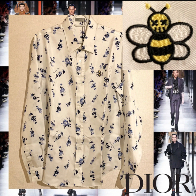 Dior kawsシルクシャツ