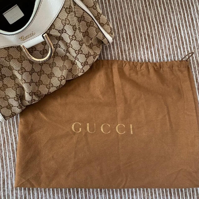 Gucci(グッチ)のGUCCI グッチシマ　アビー　ワンショルダーバッグ　ホワイト レディースのバッグ(ショルダーバッグ)の商品写真