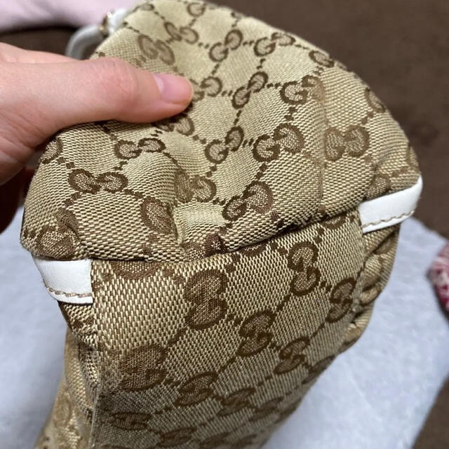 Gucci(グッチ)のGUCCI グッチシマ　アビー　ワンショルダーバッグ　ホワイト レディースのバッグ(ショルダーバッグ)の商品写真