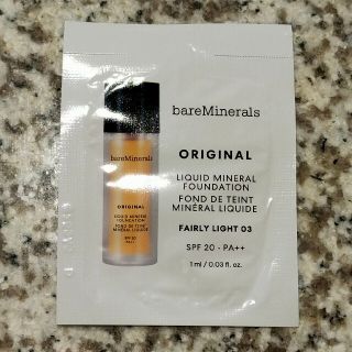 ベアミネラル(bareMinerals)の〖ベアミネラル〗リキッドファンデーション(サンプル)(ファンデーション)