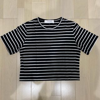 ルシェルブルー(LE CIEL BLEU)のLE CIEL BLEU ルシェルブルー ボーダー ショート Tシャツ(Tシャツ(半袖/袖なし))