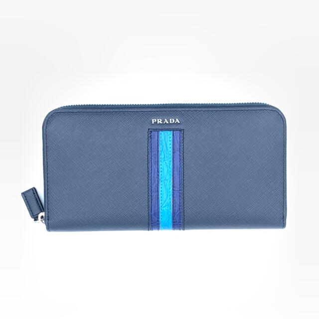 PRADA - 【新品・激レア】プラダ ラウンドジップ 長財布 メンズ 2ML317