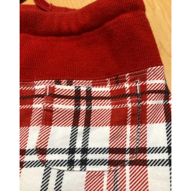 TOMMY HILFIGER(トミーヒルフィガー)のキッズTOMMY HILFIGER チェック赤スカート キッズ/ベビー/マタニティのキッズ服女の子用(90cm~)(スカート)の商品写真