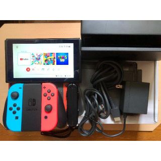 ニンテンドウ(任天堂)のNintendo Switch 中古 動作品(家庭用ゲーム機本体)