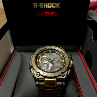 ジーショック(G-SHOCK)の【極美品】G-SHOCK MTG-G1000BS-1AJR(腕時計(アナログ))