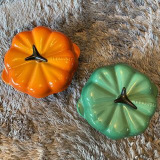 ルクルーゼ(LE CREUSET)のルクルーゼ　カボチャ　ココット(食器)