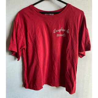 ナイスクラップ(NICE CLAUP)のNICE CLAUP Tシャツ　赤　半袖(Tシャツ(半袖/袖なし))