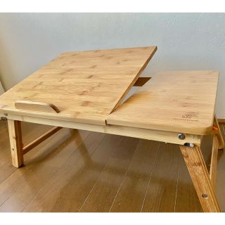 ムジルシリョウヒン(MUJI (無印良品))の【専用】IBOOHOME ノートパソコンデスク　PCスタンド(折たたみテーブル)