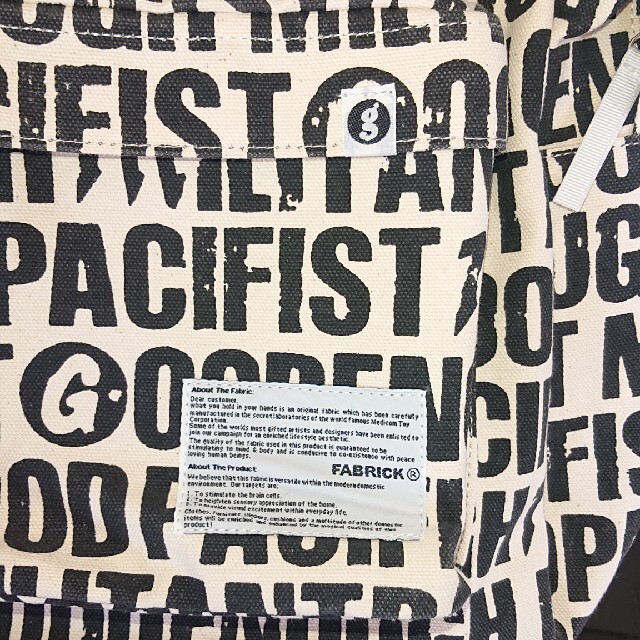 GOODENOUGH × militant pacifist × FABRIC