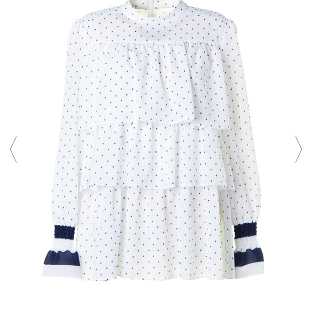 ボーダーズ アットバルコニー  DOTS BLOUSE