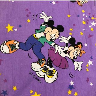 Disney - 🌜ビンテージ シーツ🌛ミッキー ミニー ミキミニ 紫 ダンスの ...