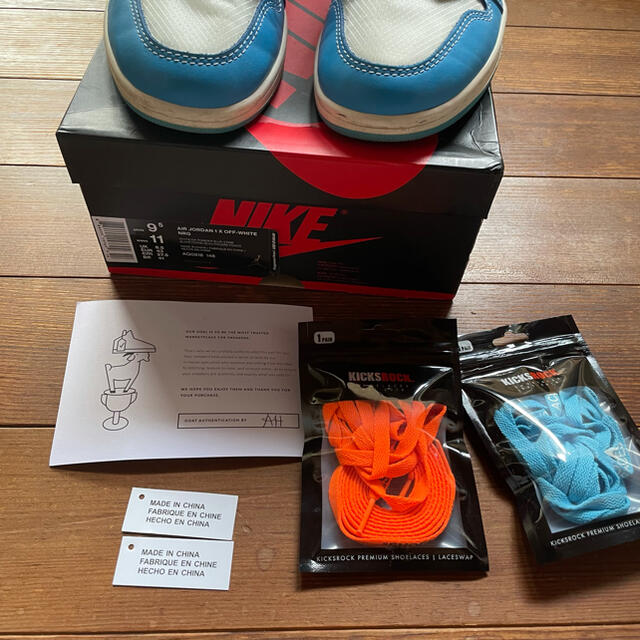 NIKE off white air jordan 1 UNC メンズの靴/シューズ(スニーカー)の商品写真