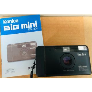 コニカミノルタ(KONICA MINOLTA)のKonica コニカ　Big mini ジャンク品　取扱説明書付き(フィルムカメラ)