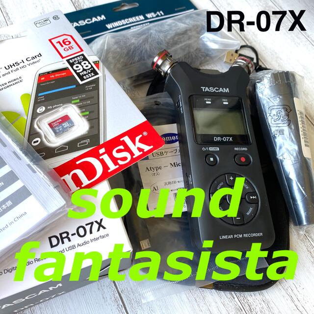 【Outdoors】TASCAM DR-07X アクセサリー SDカード16GB