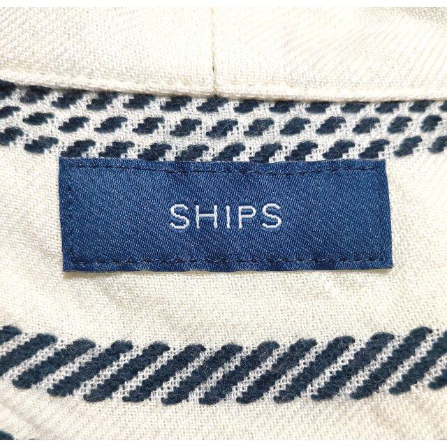 SHIPS(シップス)のSHIPS DEVEAUX ストライプタイノースリーブブラウス レディースのトップス(シャツ/ブラウス(半袖/袖なし))の商品写真