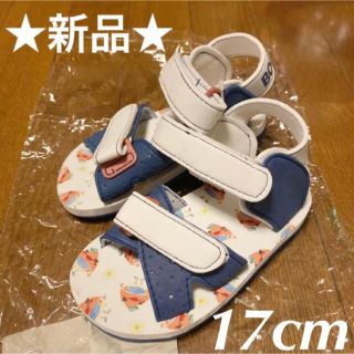 ブーシューズ(BOO SHOES)の★新品★ブーフーウー【ブーシューズ】ストラップサンダル17cm靴(サンダル)