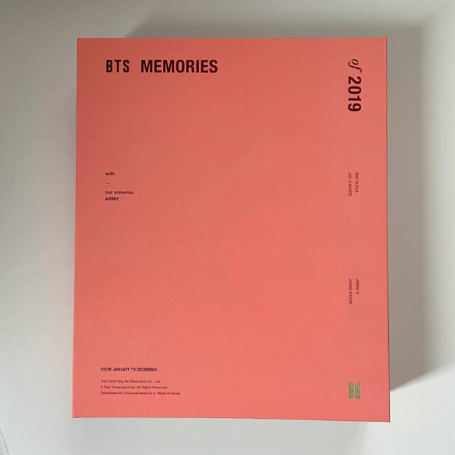 ジョングクBTS MEMORIES OF 2019