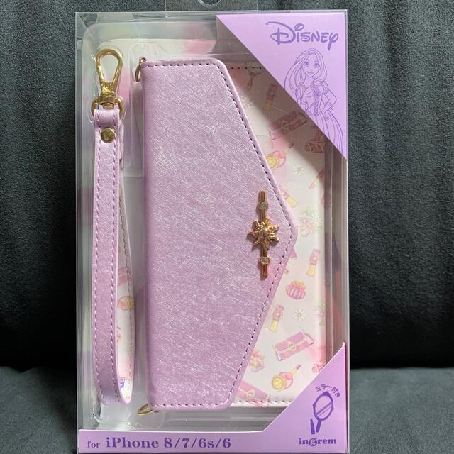 Disney(ディズニー)のディズニー ラプンツェル 手帳型レザーケース iPhone 8/7/6s/6 コスメ/美容のコスメ/美容 その他(その他)の商品写真