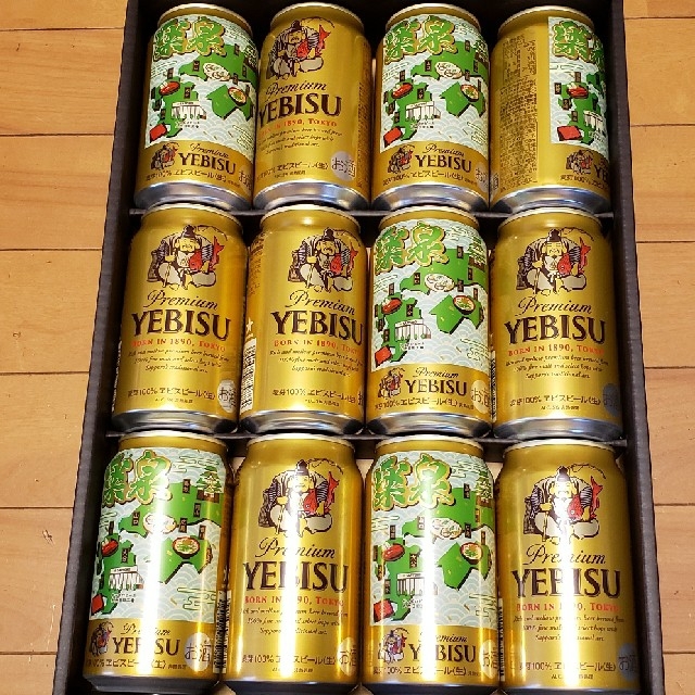 サッポロ(サッポロ)のサッポロ☆ヱビスビール缶☆350ml12本セット 食品/飲料/酒の酒(ビール)の商品写真