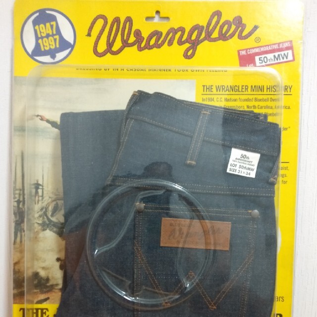 Wrangler(ラングラー)のデットストック　ラングラー５０周年記念　デニム　ジーンズ メンズのパンツ(デニム/ジーンズ)の商品写真