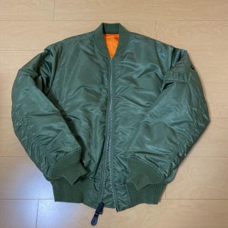 アルファインダストリーズ(ALPHA INDUSTRIES)の最終値下げ　古着　ALPHA INDUSTRIES MA-1 ブルゾン　Lサイズ(フライトジャケット)