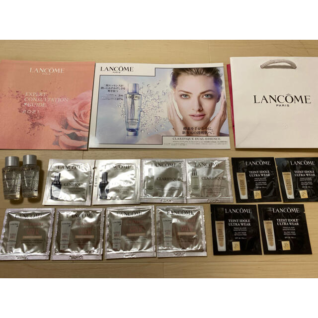 LANCOME(ランコム)のLANCOME スキンケア、ファンデーションサンプル　14点セット！　 コスメ/美容のキット/セット(サンプル/トライアルキット)の商品写真