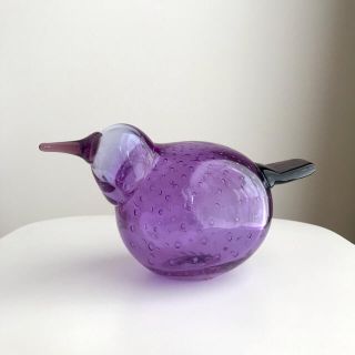 イッタラ(iittala)のイッタラ　アニュアルバード　ケスリ　2021   アメジスト(置物)