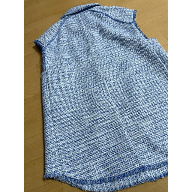 ZARA - 未使用 ZARA ザラ ツイードベスト 2021春夏の通販 by ZARA - 未使用 ZARA ザラ ツイードベスト 2021春夏の通販 by