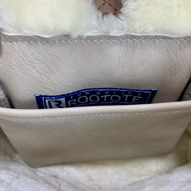 ROOTOTE(ルートート)の秋冬　ファーレザートートバッグ　肩掛け付き レディースのバッグ(トートバッグ)の商品写真