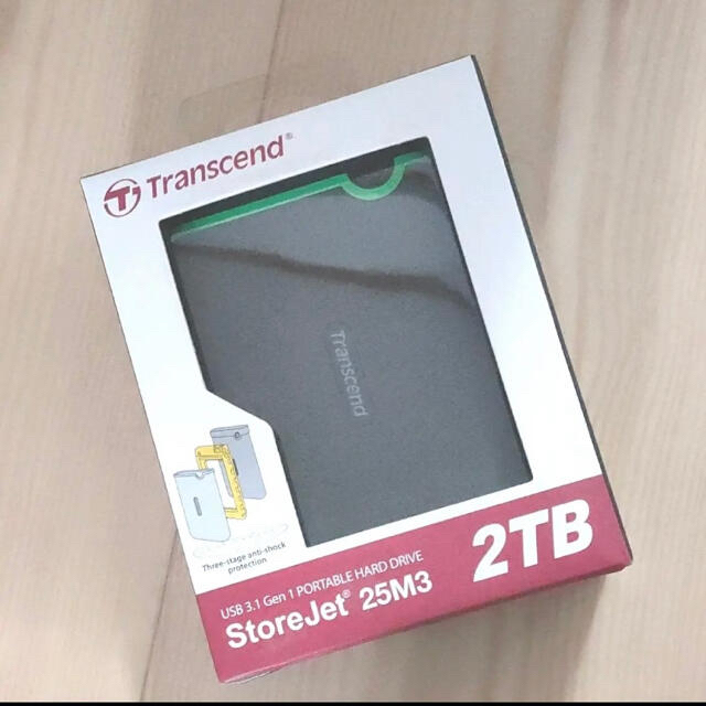 新品未開封　Transcend ポータブルHDD 2TB ハードディスク