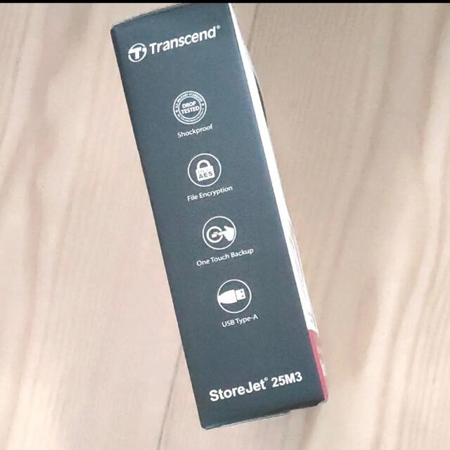 Transcend(トランセンド)の新品未開封　Transcend ポータブルHDD 2TB ハードディスク スマホ/家電/カメラのPC/タブレット(PC周辺機器)の商品写真