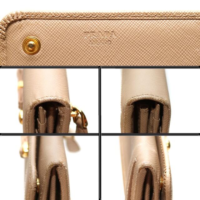 PRADA / ベージュ / 長財布の通販 by marushimechan's shop|プラダならラクマ - ◇プラダ◇ レザー / リボン 特価大得価