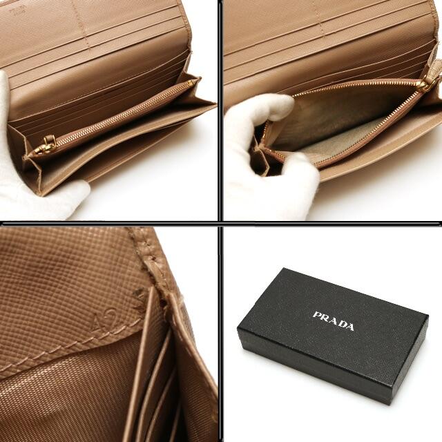 PRADA / ベージュ / 長財布の通販 by marushimechan's shop|プラダならラクマ - ◇プラダ◇ レザー / リボン 特価大得価
