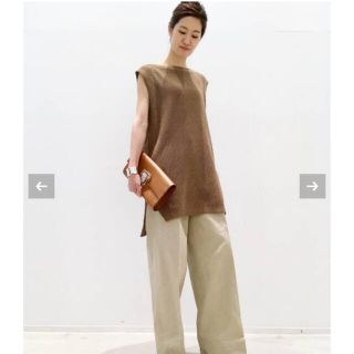 アパルトモンドゥーズィエムクラス(L'Appartement DEUXIEME CLASSE)のL'Appartement ノースリーブ Knit Vest(ニット/セーター)