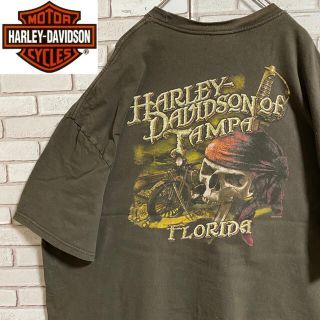 ハーレーダビッドソン(Harley Davidson)の90s 古着 ハーレーダビッドソン 3XL バックプリント ビッグシルエット(Tシャツ/カットソー(半袖/袖なし))