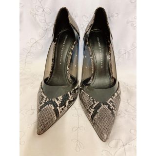 ザラ(ZARA)のZARA パイソン柄 ピンヒール ハイヒール(ハイヒール/パンプス)