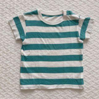 ユニクロ(UNIQLO)のユニクロ Tシャツ 半袖 ボーダー 80 男の子(Ｔシャツ)