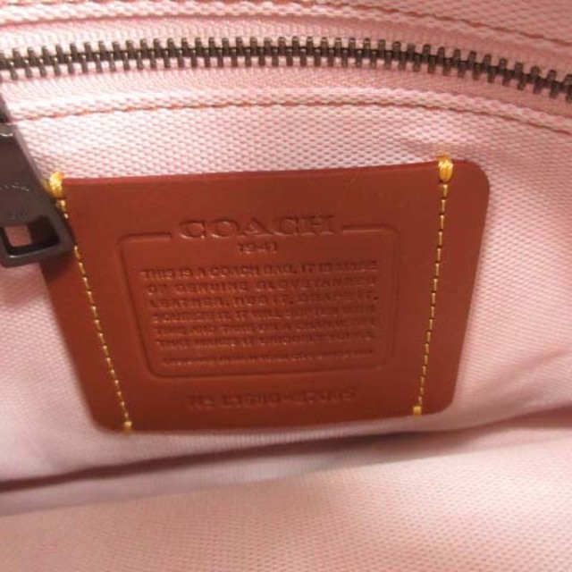 COACH(コーチ)のコーチ ウィズ ティー ローズ アップリケ ショルダーバッグ ハンドバッグ 黒 レディースのバッグ(ショルダーバッグ)の商品写真