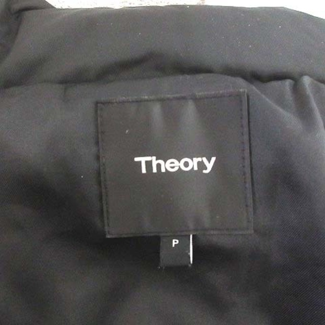 theory(セオリー)のセオリー theory ダウンコート ロング ミドル丈 フード ファー S 黒 レディースのジャケット/アウター(ダウンコート)の商品写真