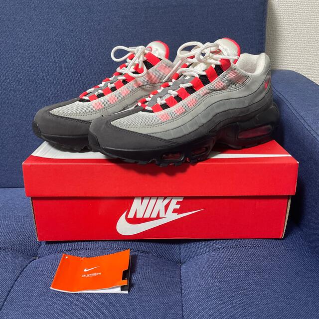 NIKE AIR MAX 95 OG SOLAR RED