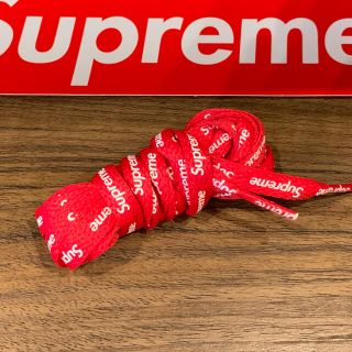 シュプリーム(Supreme)のsupreme 靴紐　シューレース　ステッカー付き(スニーカー)