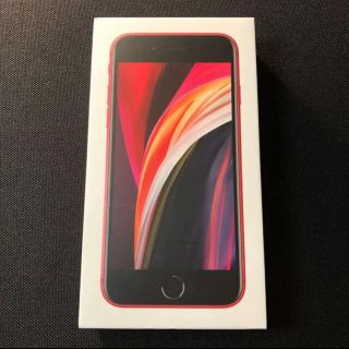 アイフォーン(iPhone)のiphone SE 64GB レッド SIMフリー MHGR3J/A(スマートフォン本体)