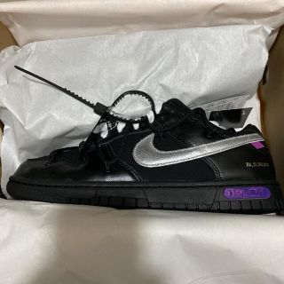 オフホワイト(OFF-WHITE)のOFF-WHITE × NIKE DUNK LOW 50 BLACK 50(スニーカー)