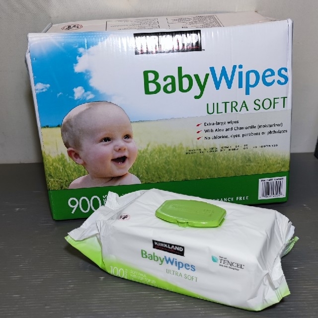 コストコ(コストコ)のBaby Wipes ベビーワイプ2箱分１８パック キッズ/ベビー/マタニティのおむつ/トイレ用品(ベビーおしりふき)の商品写真