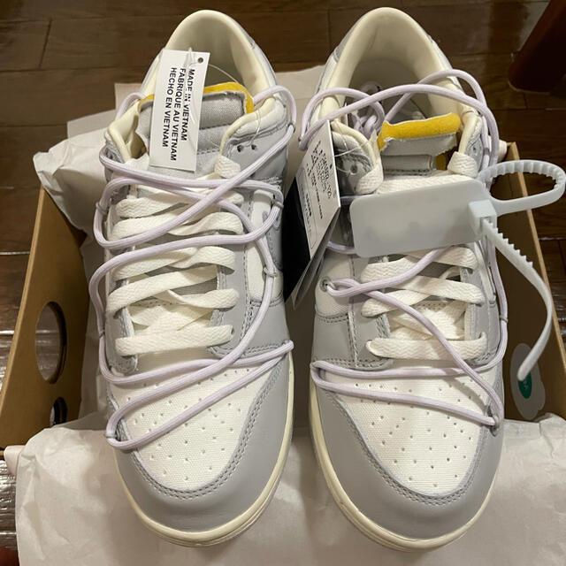 27cm NIKE off-white ダンク Low LOT49 ナイキ