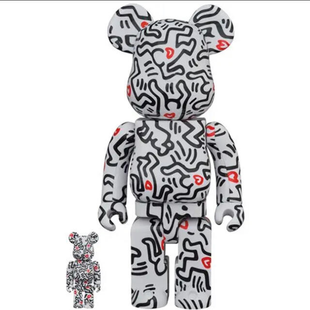 新品　BE＠RBRICK KEITH HARING #8 100%&400%