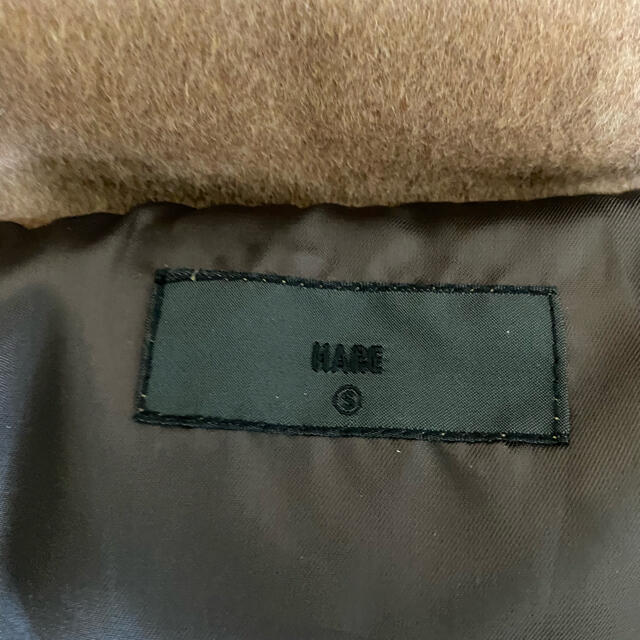 HARE(ハレ)のHARE ハレ ダウンベスト ベージュ S メンズのジャケット/アウター(ダウンベスト)の商品写真